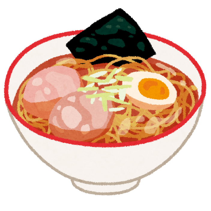 Drag the ramen to her mouth